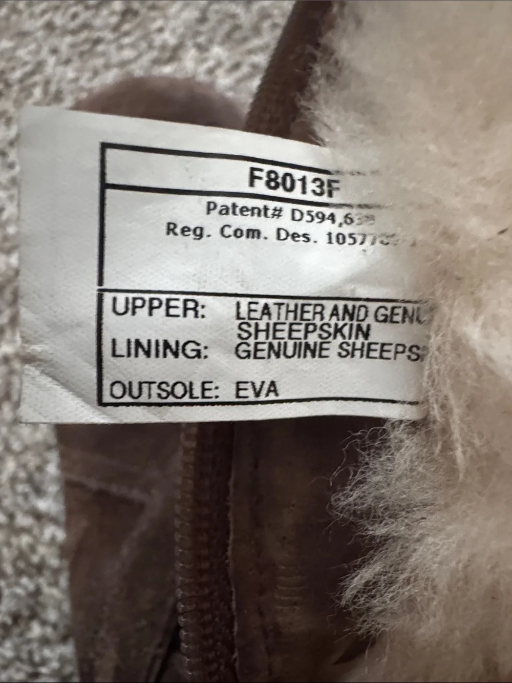 UGG Maddi Brown Leather Triple Buckle Mid-Calf Boots with Side Zipper - Size 3Y - Picture 9 of 10